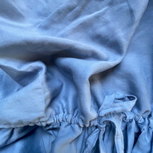 SKIN Worldwide Raina Fairytale Fit & Flare Dress Blue Pearl Cotton & Silk Size S - Picture 9 of 16